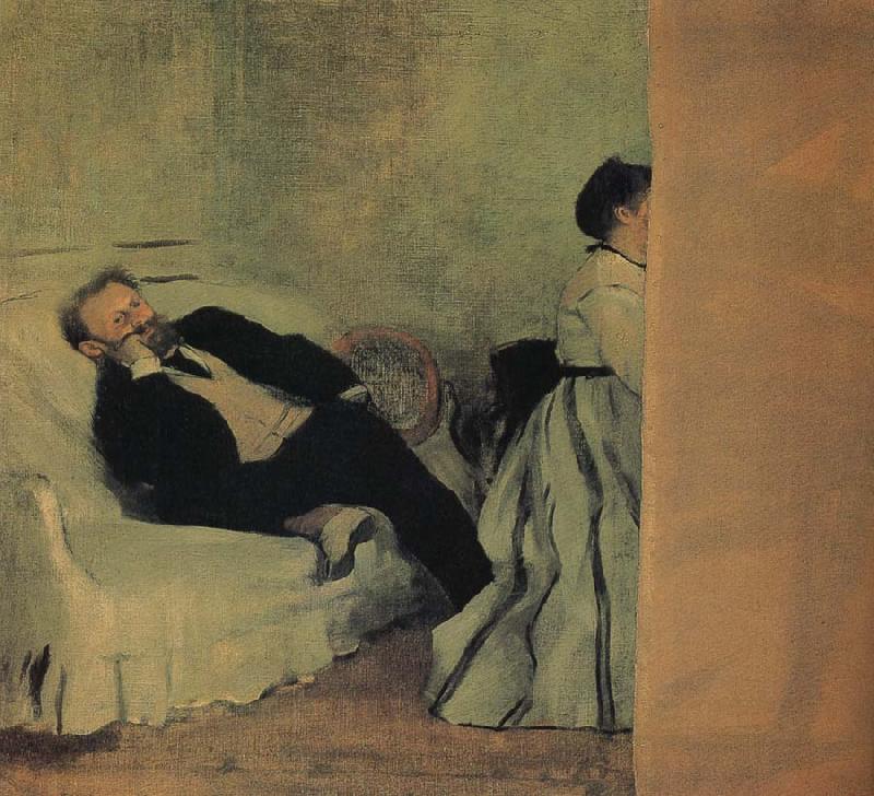 Edgar Degas Mr Edward and Mis Edward oil painting picture